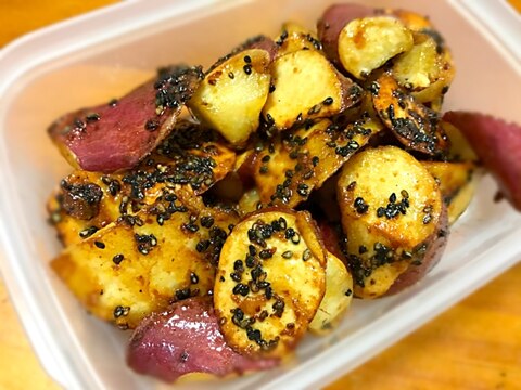 レンジとフライパンで簡単!大学いも